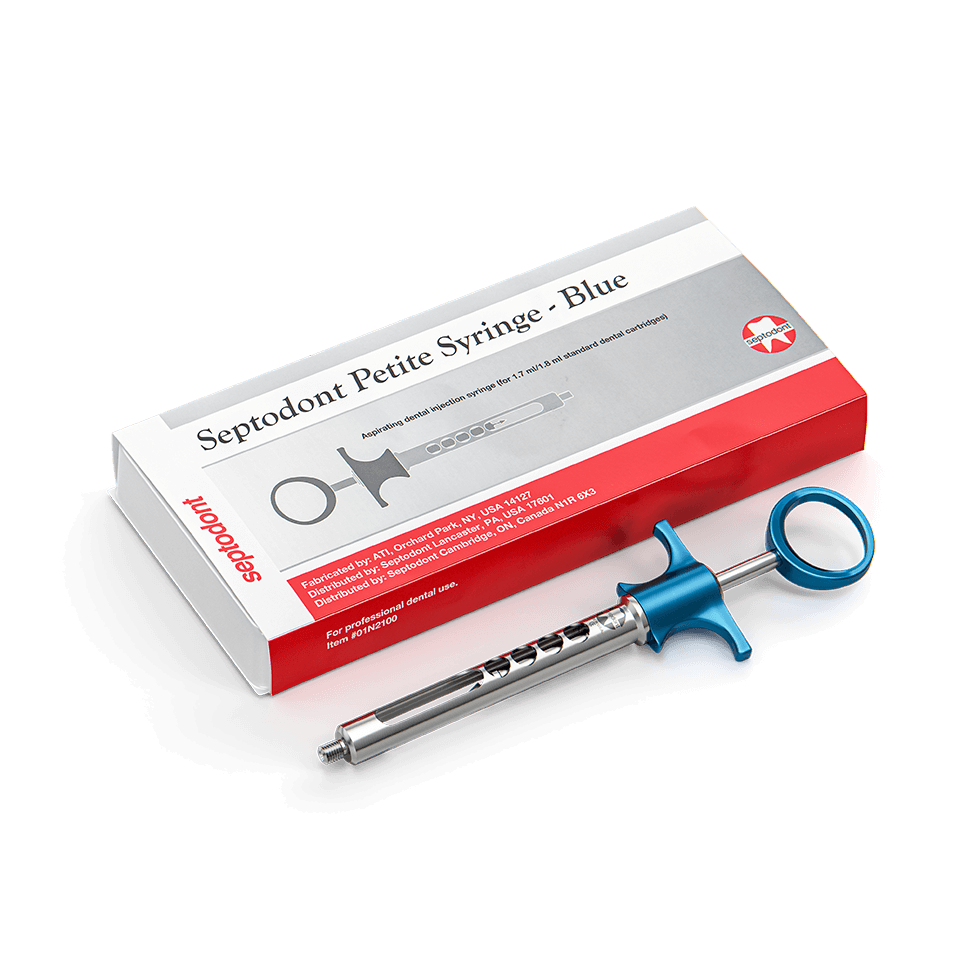 Petite Aspirating Syringe Blue 01N2100