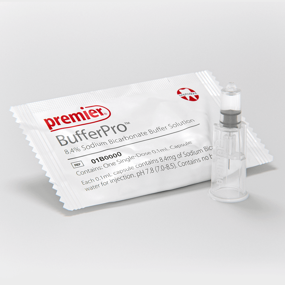 BufferPro 8.4% Sodium Bicarbonate Buffer Solution, 25 capsules/Box 01B0000-Bx