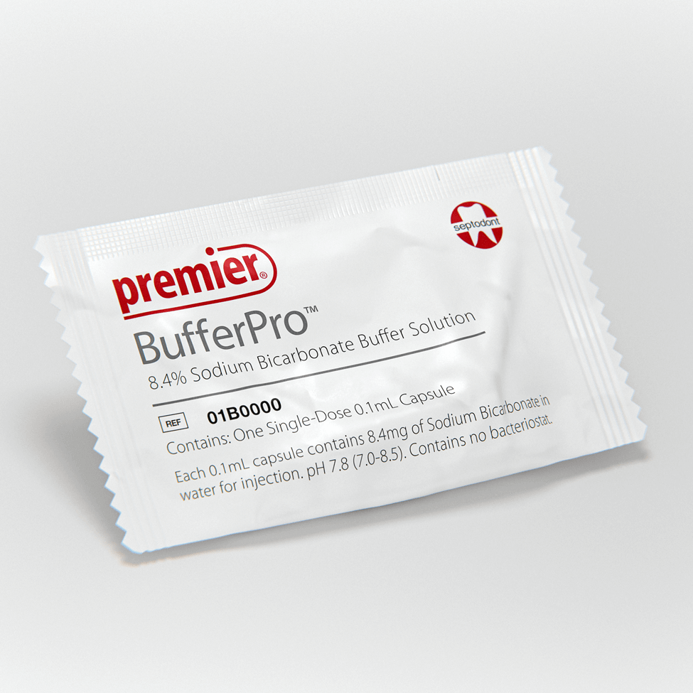 BufferPro 8.4% Sodium Bicarbonate Buffer Solution, 25 capsules/Box 01B0000-Bx