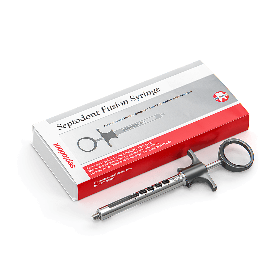 Dental Aspirating Syringes - Titanium 01N2105