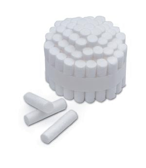 Cotton Roll #2, 1½" x 3/8", Non-Sterile, 2000/bx, 12 bx/cs DNCA