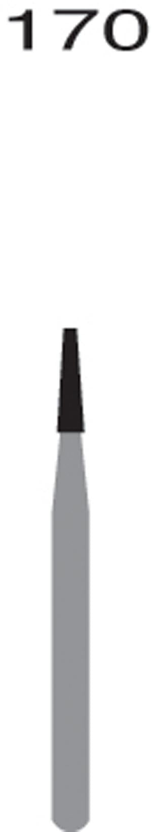 FG170 Taper Flat End Fissure, 10/pk Q2060026