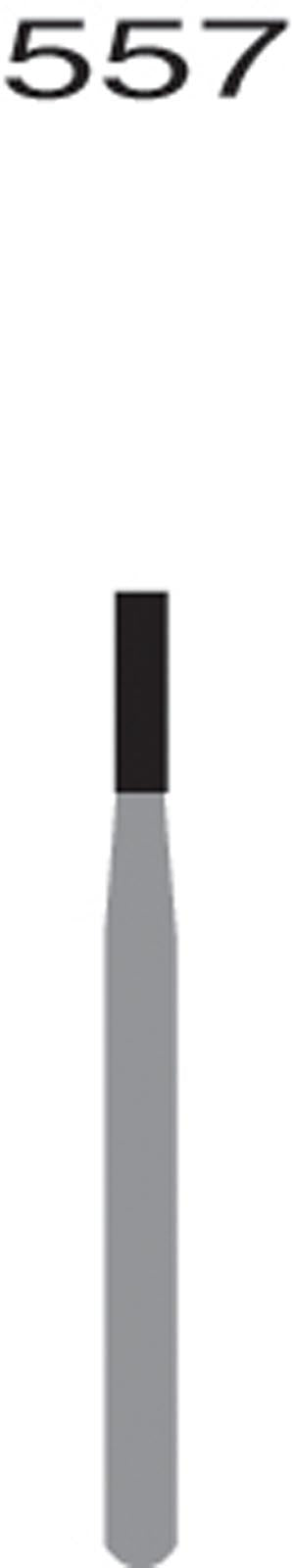 FG557 Straight Flat End X-Cut Fissure, 50/pk Q2050091