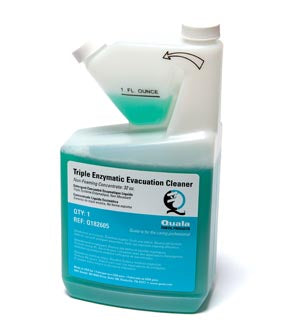Enzymatic Evacuation Cleaner, 32 oz Concentrate Metered Dose Tip & Measure Bottle Q182605