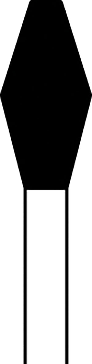 Occlusal Reduction/Finishing, Large Head, 811-037 Super Coarse, 10/pkg Q2080037