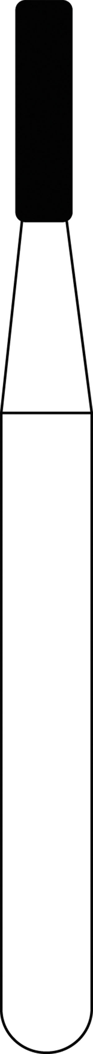 Flat End Cylinder, 835-012 Coarse, 25/pkg Q2090007