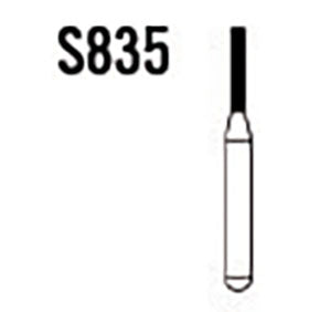 Flat End Cylinder, S835-010 Coarse, 25/pkg Q2090046