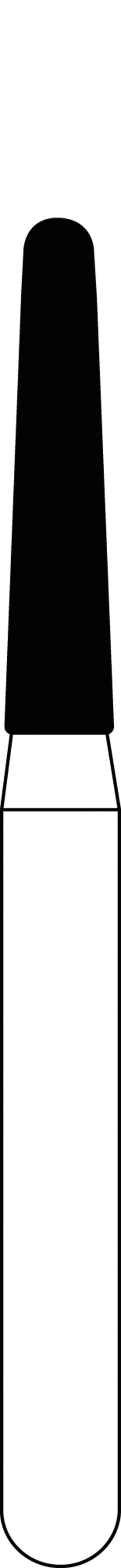 Round End Taper, Short Shank, 855-016 Medium, 25/pkg Q2090072