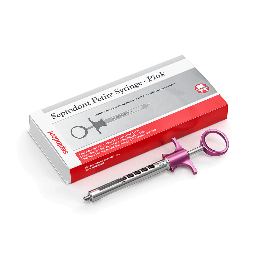 Petite Aspirating Syringe - Pink 01N2120