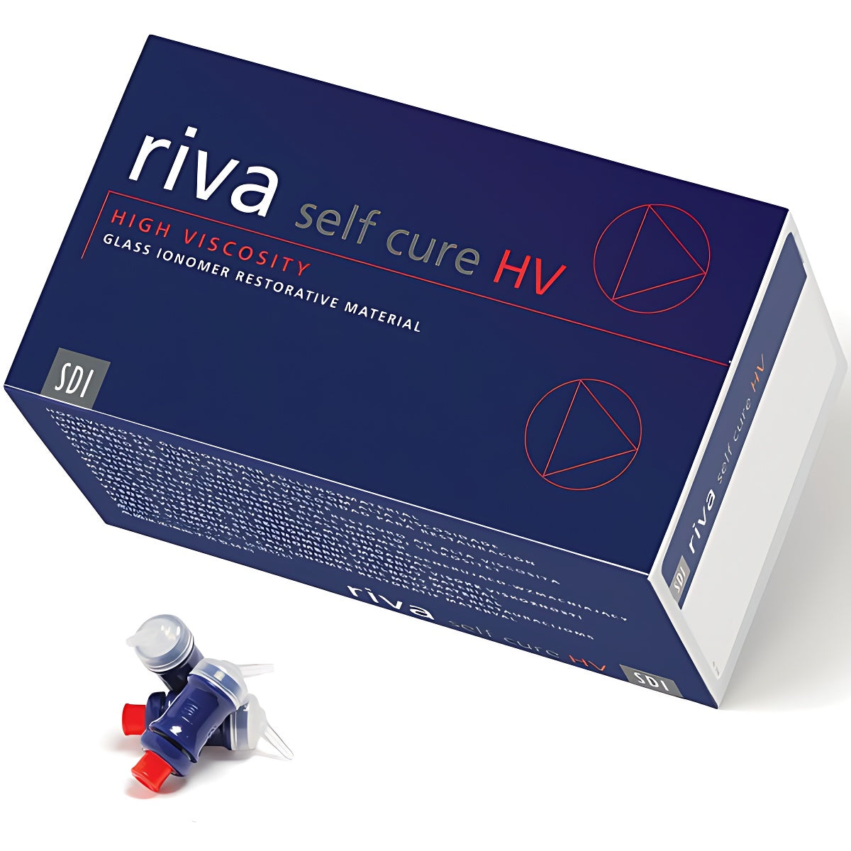 SDI | Riva Self Cure HV Capsules Regular Set Shade A3.5 Dark Yellow 50/bx | 8630004