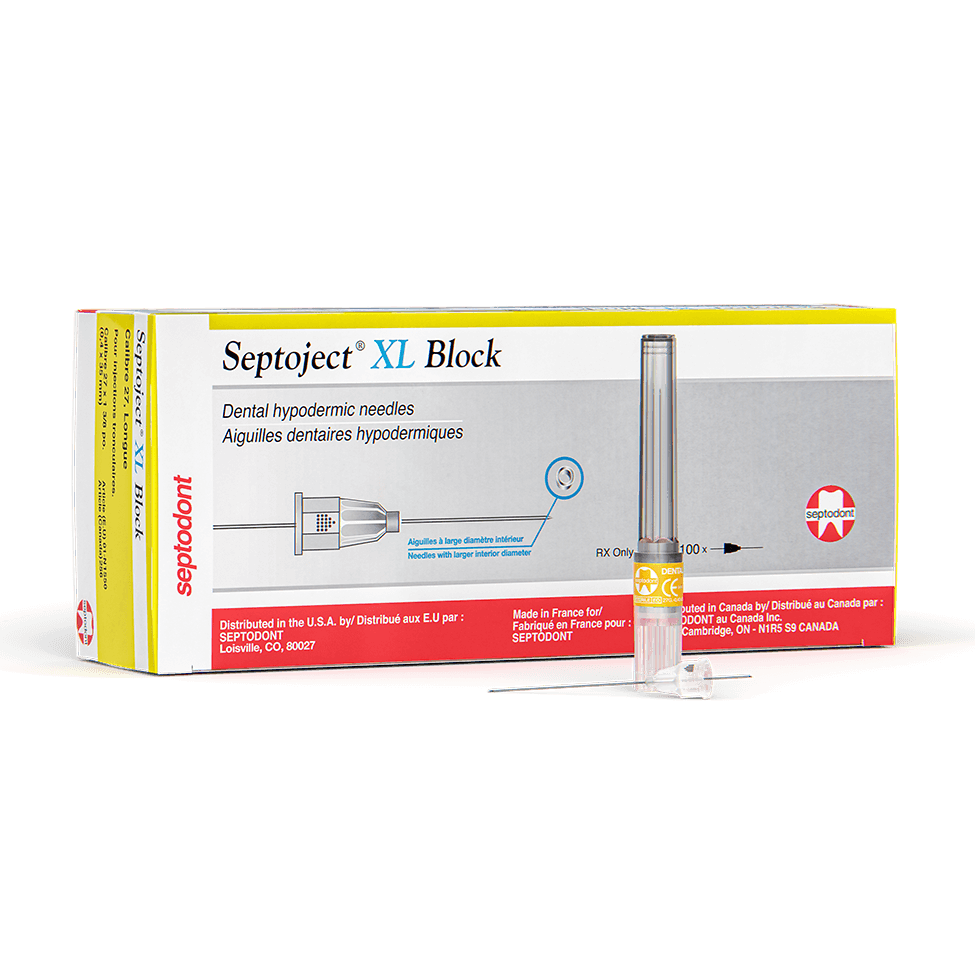 Septoject XL Needle Infiltration and Nerve Blocks 25 Gauge X-Large 100/Bx 01-N1550