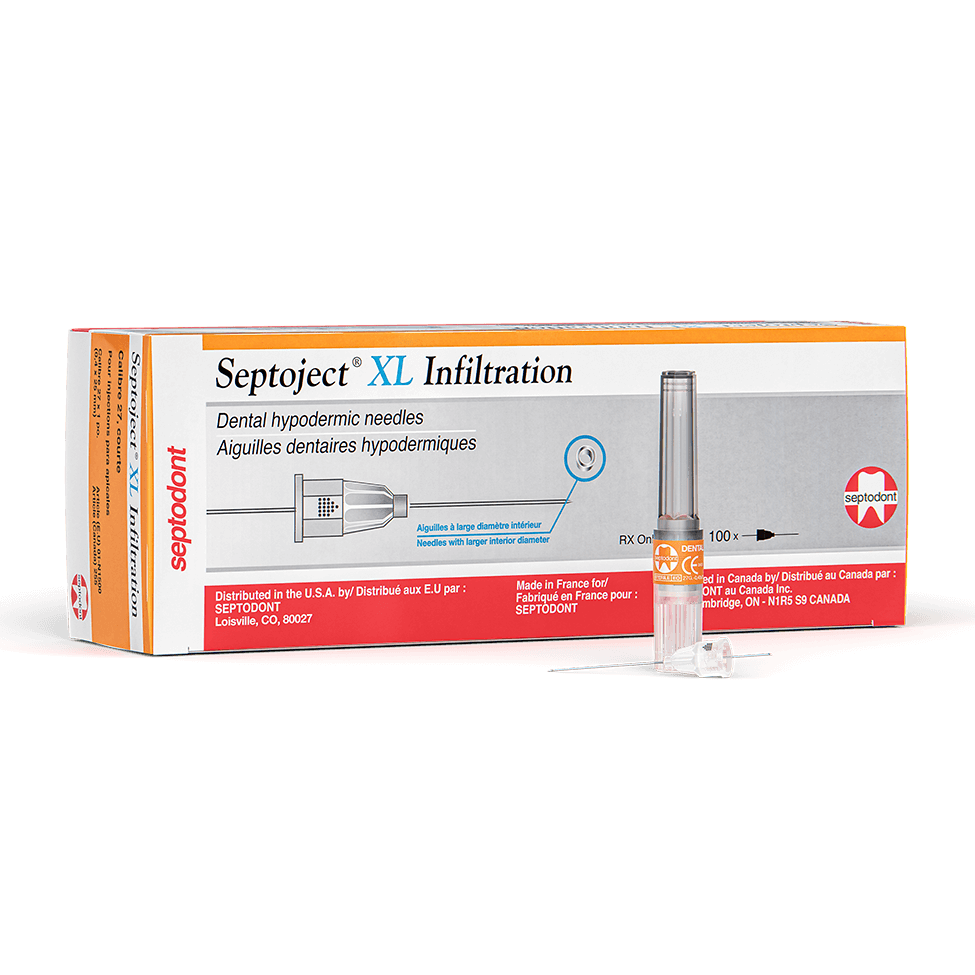 Septoject XL Needle Infiltration and Nerve Blocks 25 Gauge X-Large 100/Bx 01-N1500