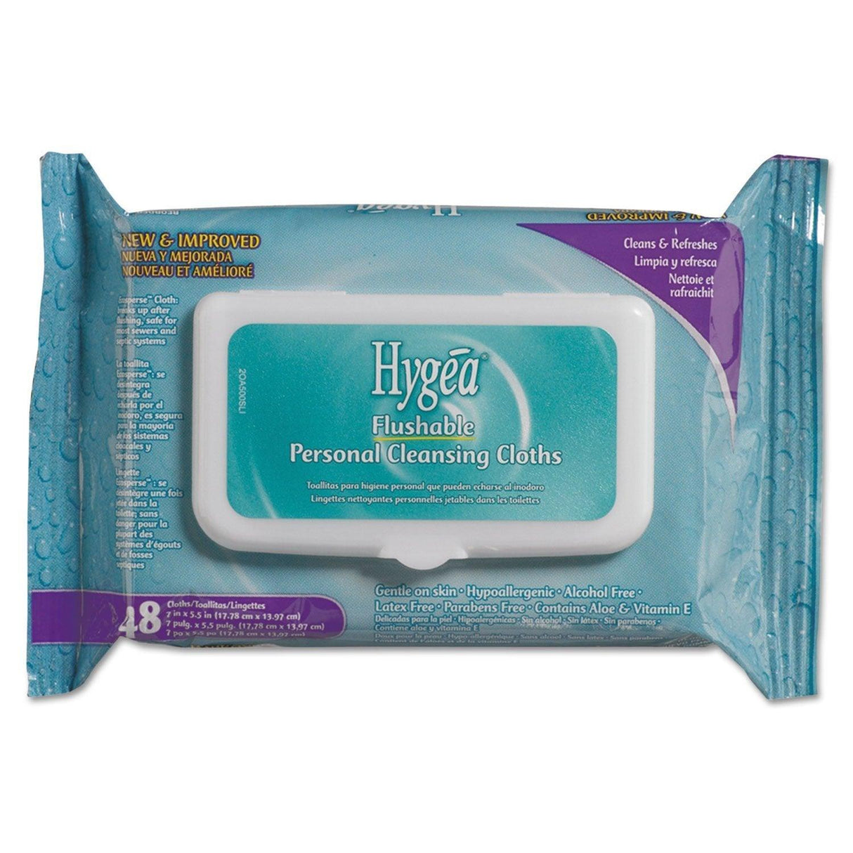 PDI | Hygea Flushable Personal Cleansing Cloths | A500F48-1
