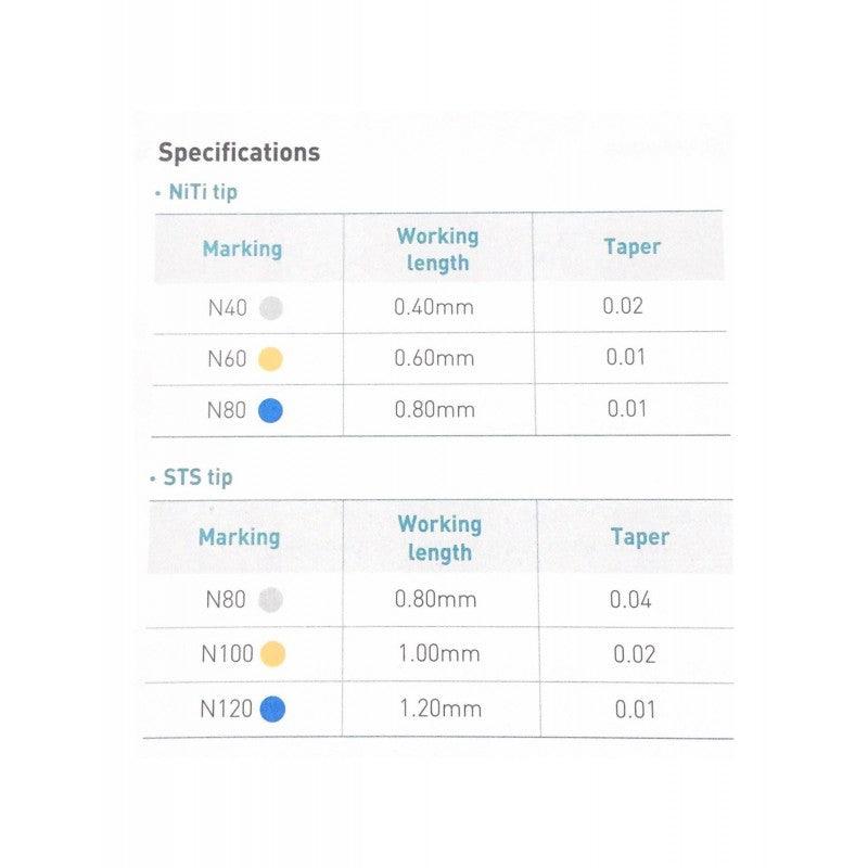 Meta Biomed | Meta Biomed EQ Nickel Titanium Endo Condenser Double Ended | 027-110