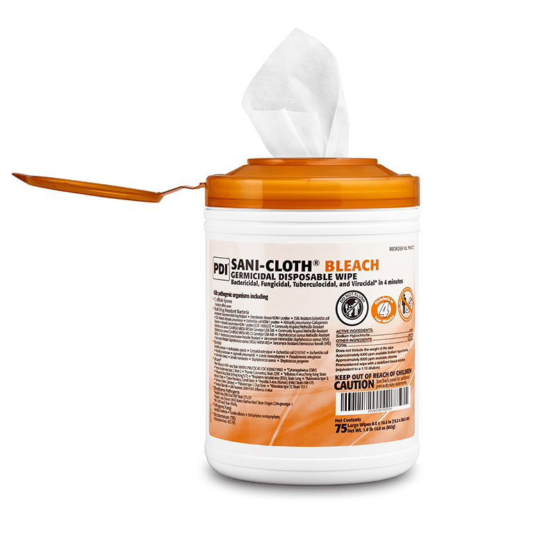 PDI | Sani-Cloth Bleach Surface Disinfectant Cleaner by PDI | P84172-*1