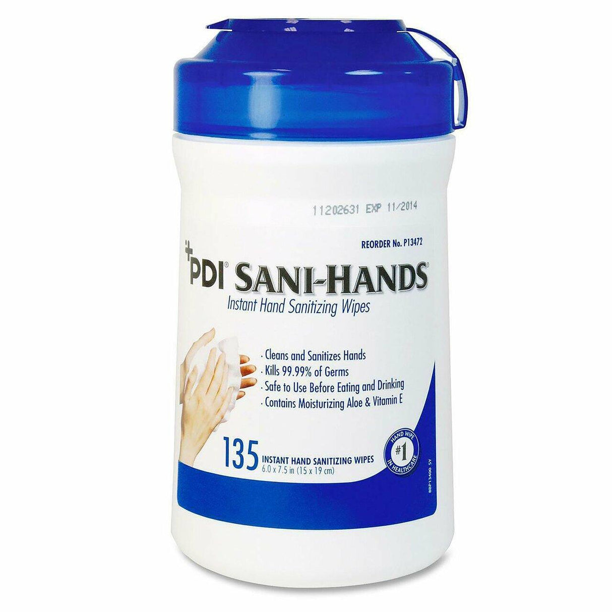 PDI | Sani-Hands Instant Hand Sanitizing Wipes by PDI | P13472-PL