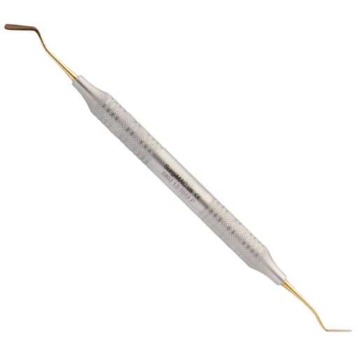 SurgiMac | SurgiMac Plastic Filling Instrument, Gold Tips, Double Ended, Stainless Steel, Pro Series, 1/Pk | 13-1012GP