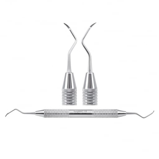 SurgiMac | SurgiMac #3 Nevi Posterior Scaler , Stainless Steel, Air Series, 1/Pk | 10-531