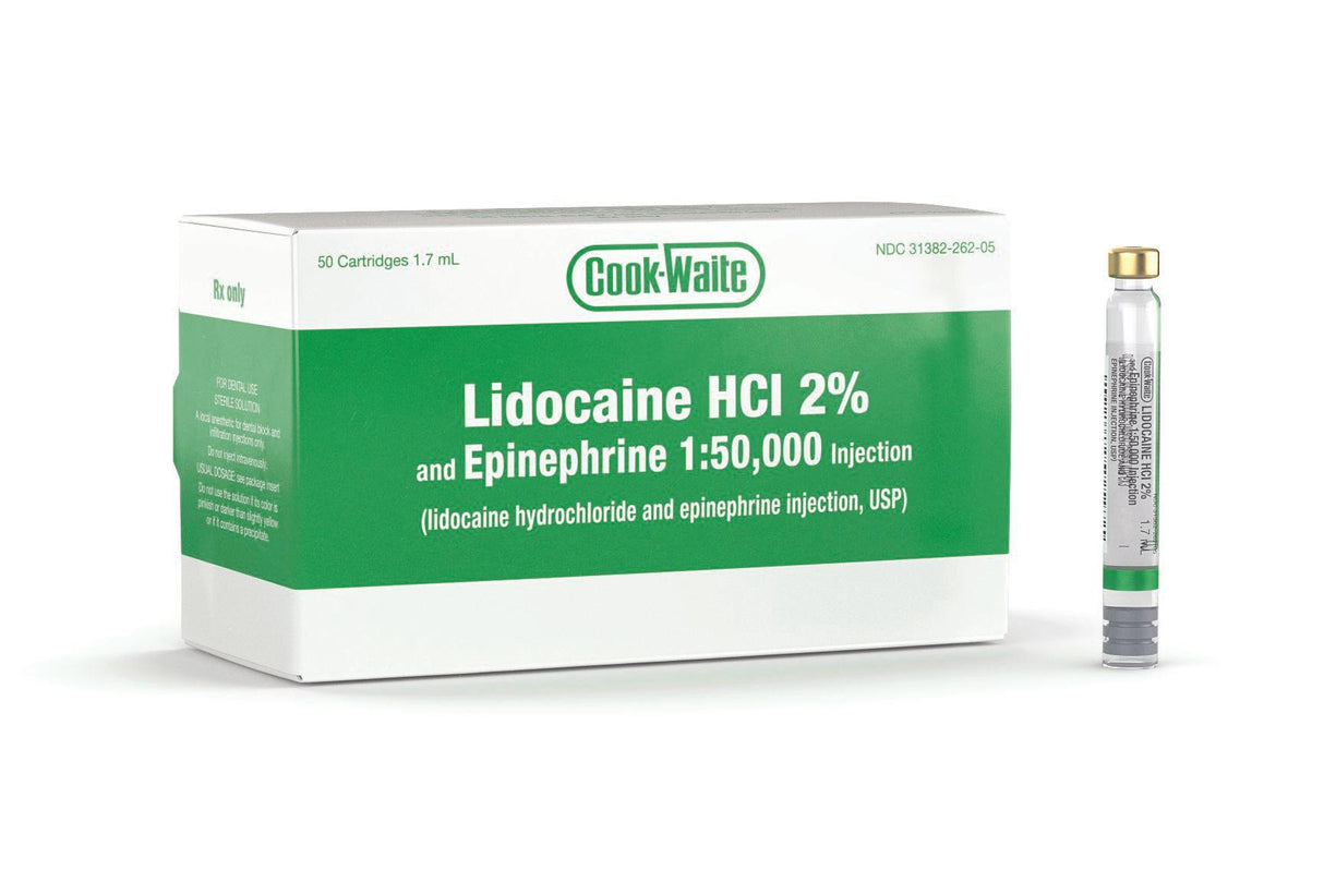 Lidocaine Cook-Waite HCL 2% with Epinephrine 99169-1