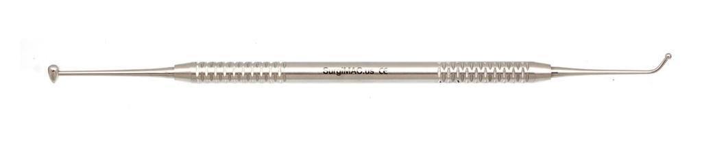 SurgiMac | SurgiMac #27/29 Ball-Football Double-Ended Burnisher, Hollow Handle, Stainless Steel, 1/Pk | 11-685