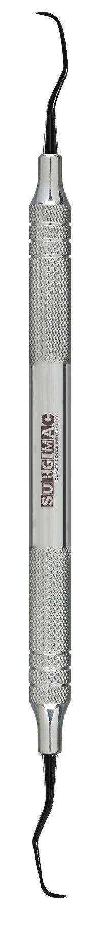 SurgiMac | SurgiMac #Gracey 1/2 Curette, Double Ended, Stainless Steel, Black Series, 1/Pk | 10-501B
