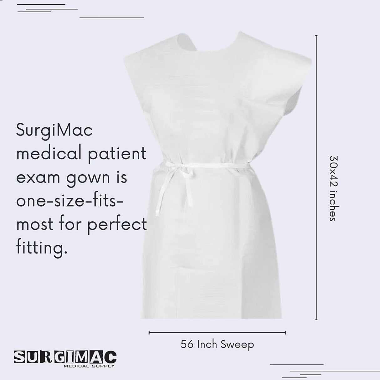 SurgiMac | Professional Medical Disposable Gowns For Exam | 18-842