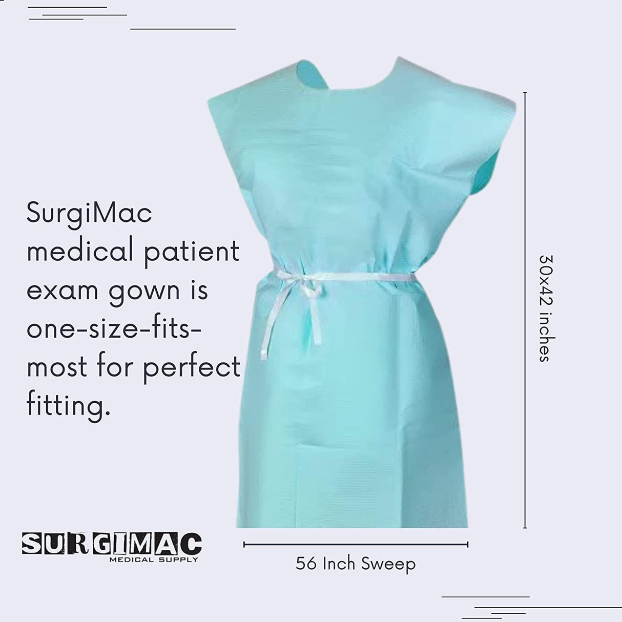SurgiMac | Professional Medical Disposable Gowns For Exam | 18-842