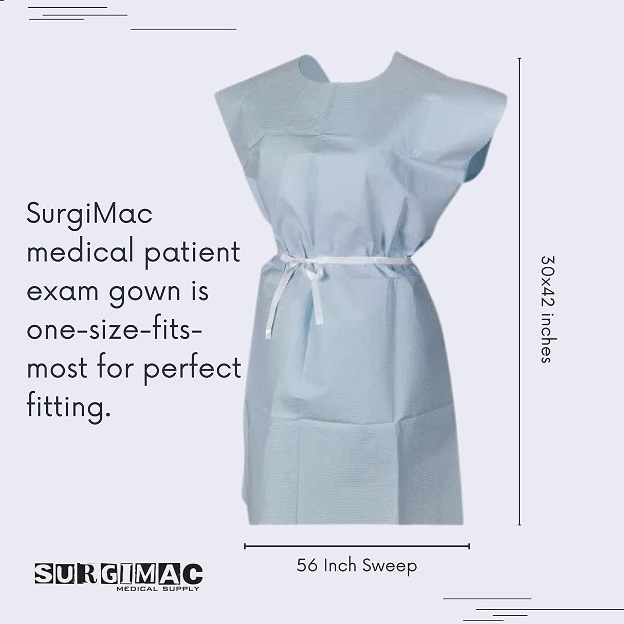 SurgiMac | Professional Medical Disposable Gowns For Exam | 18-842