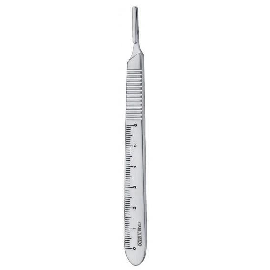 SurgiMac | Scalpel Handle #3 | with Ruler | Pro Series by SurgiMac | Pack of 1 | 16-2452-P