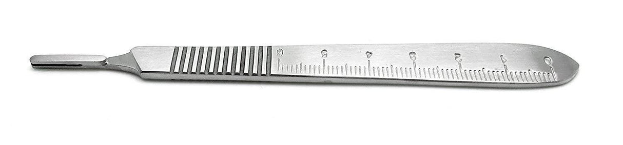 SurgiMac | Scalpel Handle #4, with Rule Stainless Steel by SurgiMac | 16-2454-P