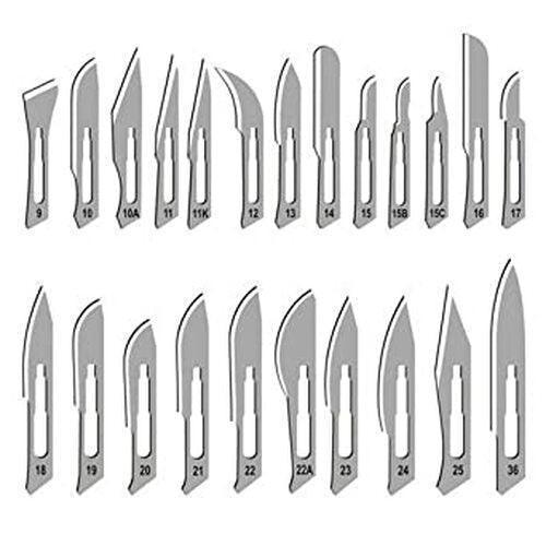 SurgiMac | SurgiMac #10 Sterile Stainless Steel Surgical Scalpel Blade, ProCut, Box of 100 | 10-1210-P