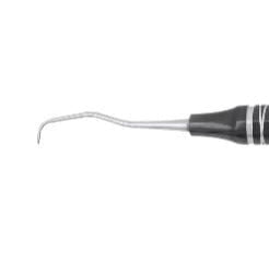 SurgiMac | SurgiMac #Gracey 1/2 Curette, Double Ended, Black Handle, Stainless Steel, Air Series, 1/Pk | 11-501