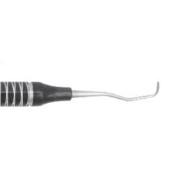 SurgiMac | SurgiMac #Gracey 1/2 Curette, Double Ended, Black Handle, Stainless Steel, Air Series, 1/Pk | 11-501