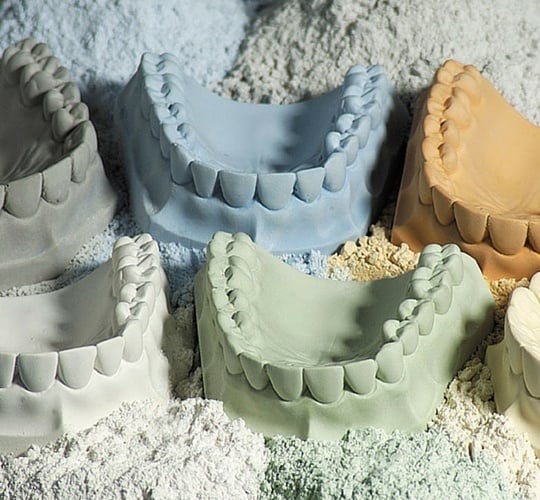Impression and gypsum materials
