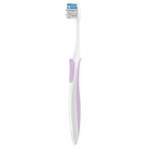 Procter & Gamble | Gum Care Compact Toothbrush, 21 Extra Soft, 4 Assorted Colors: Gray, Rose, Turquoise & Purple, 12/bx | 80345497