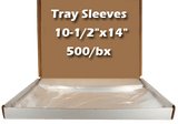 MARK3 | Tray Sleeves Plastic Ritter B 10.5x14" 500/bx by MARK3 | 100-2105