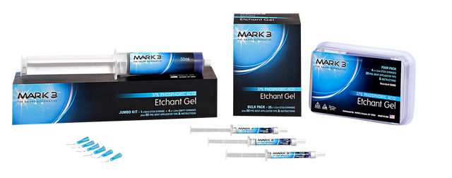 MARK3 | Etch Gel 37% Phosphoric Acid Jumbo Pack 50ml Syringe Kit | 100-9092