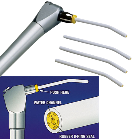 MARK3 | Lock Tight Air Water Syringe Tips White | 1205