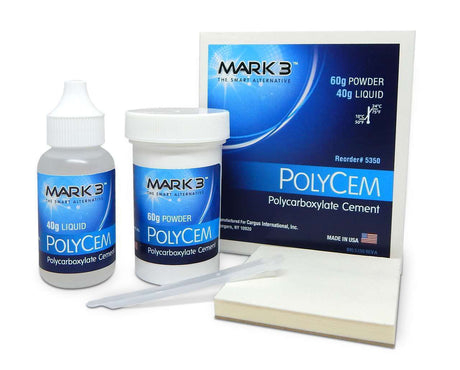 MARK3 | PolyCem - Polycarboxylate Cement Powder & Liquid Kit | 5350