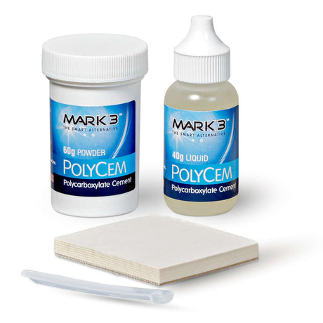 MARK3 | PolyCem - Polycarboxylate Cement Powder & Liquid Kit | 5350