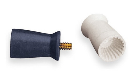 Young Dental | Young Ribbed, Screw, Soft, Gray, Prophy Cups, 720/bg | 050105