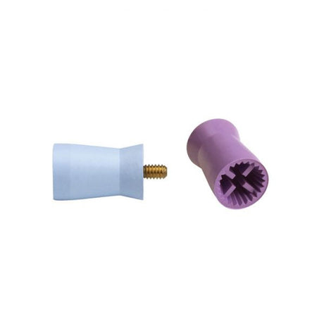 Young Webbed, Screw, Petite, Latex Free, Firm, Light Blue, Prophy Cups, 720/cs 054705