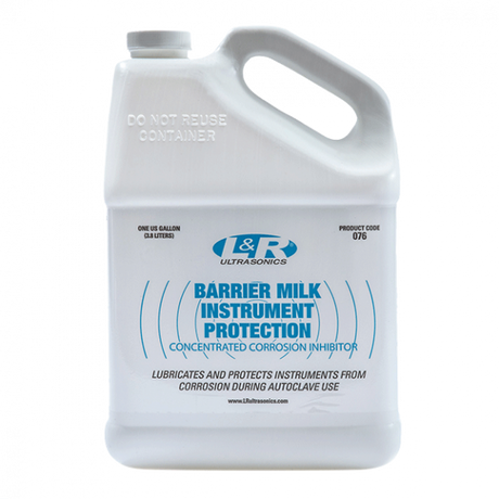 L&R | Barrier Milk Cleaning Solution, Gallon Bottle, 4/cs | 076