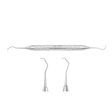 SurgiMac | SurgiMac #13/14 Columbia University Curette , Double Ended, Stainless Steel, Hexa Series, 1/Pk | 10-511-H