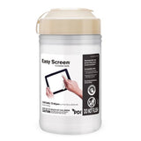 PDI | Easy Screen Surface Cleaner Premoistened Alcohol Based Manual Pull Wipe 70 Count Canister Alcohol Scent NonSterile | P03672-1
