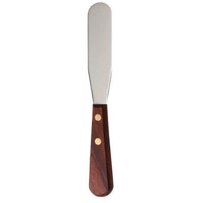 SurgiMac | SurgiMac #10R Spatula Stainless Steel Flexible Blade, Wooden Handle, 1/Pk | Mac20-10r