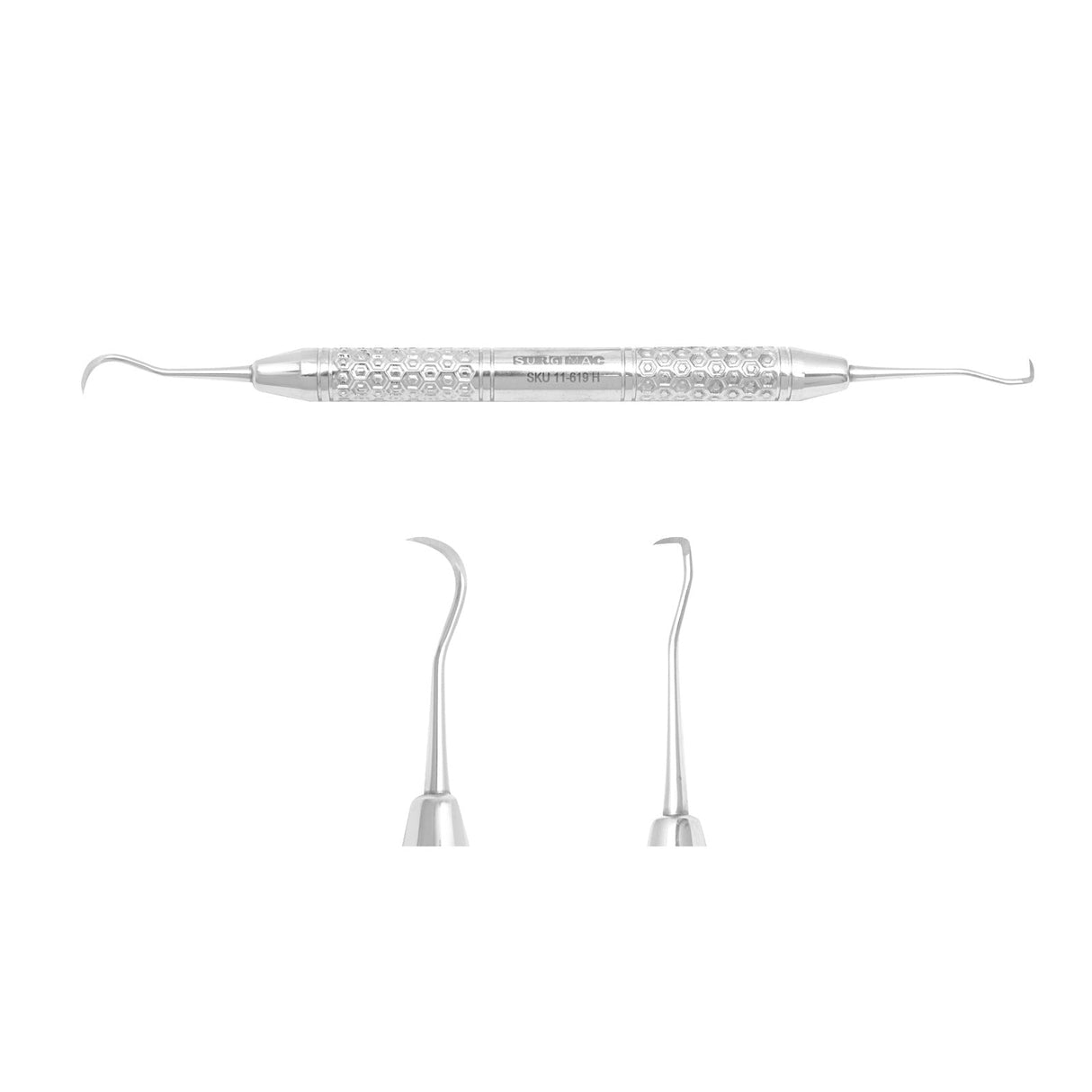 SurgiMac | SurgiMac #U15/33 Towner-Jacquette Scaler, Double Ended, Stainless Steel, Hexa Series, 1/Pk | 11-619-H