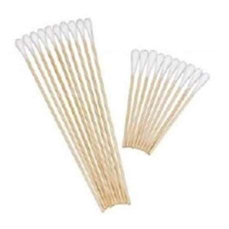 Medicom | Cotton-Tipped Applicator, 6" x 1/10", Plastic Shaft, Sterile, 2/Pk, 100 Pk/bx, 10 Bx/Cs | 56801