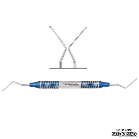 SurgiMac | SurgiMac #31L Endodontic Excavator, Double Ended, Blue, Stainless Steel, Air Series, 1/Pk | 12-930