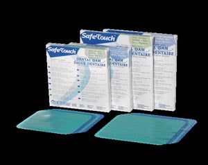 Medicom | Dental Dam, 6" x 6", Heavy Gauge, Mint, Green, 36Bx, 6 Bx/Cs | 1266HG